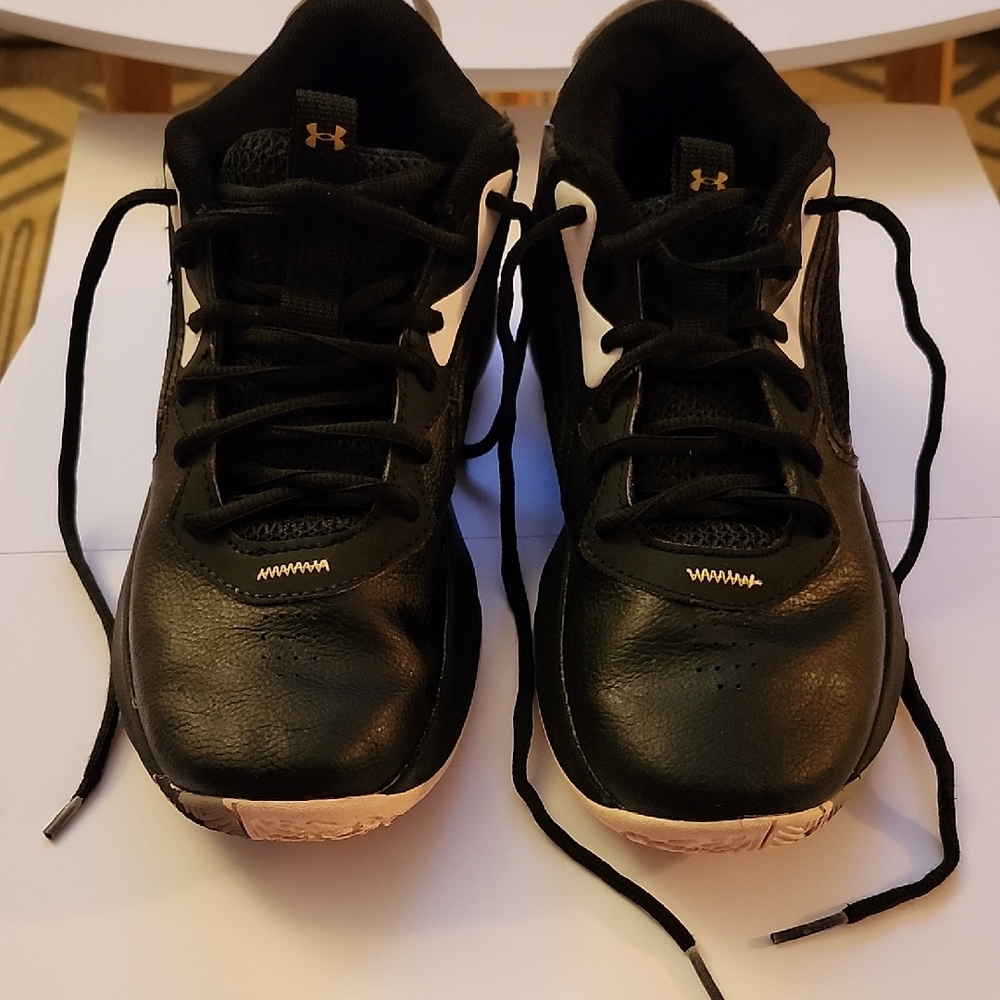 Under Armour Black and White Sneakers